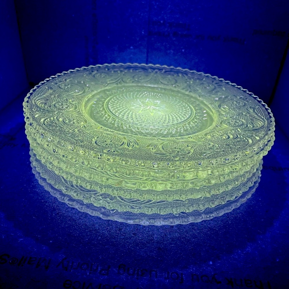 Uranium Glass Plates